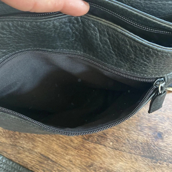 BEAUTIFUL TIGNANELLO BLACK Pebble LEATHER HANDBAG - Picture 6 of 13